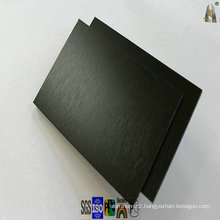 Black Brushed Aluminum Panel for Wall Cladding